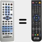 Replacement remote control for RRMCGA115AWSA