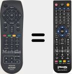 Replacement remote control for GA965WJSA (RRMCGA965WJSA)