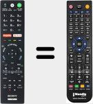 Replacement remote control for RMF-TX221ES (149347111)