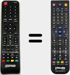 Replacement remote control for ZVS55UHD-2