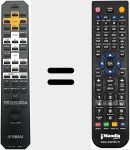 Replacement remote control for RAV12 (V49999400)