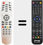 Replacement remote control for 060602