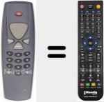 Replacement remote control for REMCON602