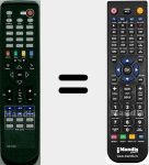 Replacement remote control for 9800 HD