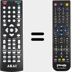 Replacement remote control for AKDV335B