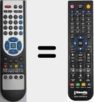 Replacement remote control for ALMA001