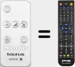 Replacement remote control for Alpatec