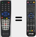 Replacement remote control for BLU003