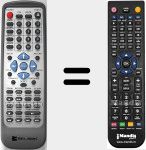 Replacement remote control for BSA3752