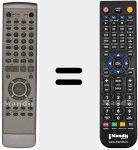 Replacement remote control for REMCON1411