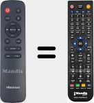 Replacement remote control for EN218A8H
