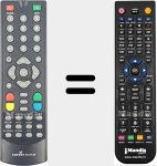 Replacement remote control for ENE011