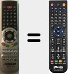 Replacement remote control for Open Vu 5