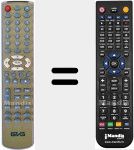 Replacement remote control for DVX420