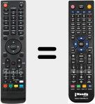 Replacement remote control for 9080HD