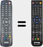 Replacement remote control for HD-W2 (ver. 2)