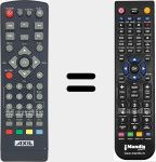 Replacement remote control for HDT120A