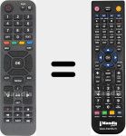 Replacement remote control for HR-B301