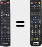 Replacement remote control for IRCU-HDPLUS-ML