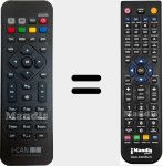 Replacement remote control for RC2583903 / 01