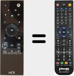 Replacement remote control for 2000274