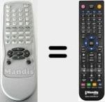 Replacement remote control for 2422 549 00988