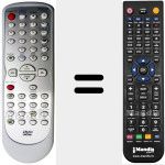 Replacement remote control for NB 126