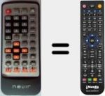 Replacement remote control for Nevir009
