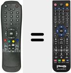 Replacement remote control for REMCON1368