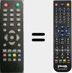Replacement remote control for ORT8897HD