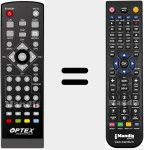 Replacement remote control for ORT8910