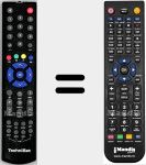 Replacement remote control for Orbitech002