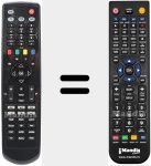 Replacement remote control for REMCON048