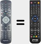 Replacement remote control for REMCON1773