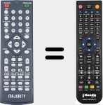 Replacement remote control for REMCON1924
