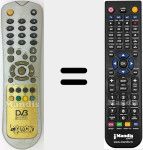 Replacement remote control for Satycon002