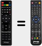 Replacement remote control for SRT7004