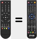 Replacement remote control for TSV7500HDU