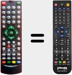 Replacement remote control for HD3385TT