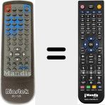 Replacement remote control for XC-120