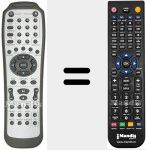 Replacement remote control for REMCON671