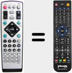 Replacement remote control for REMCON164