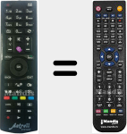 Replacement remote control for 013143T