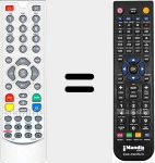 Replacement remote control for REMCON1273