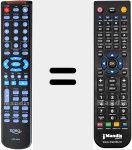 Replacement remote control for HSD 8550