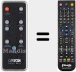 Replacement remote control for DM 9