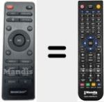 Replacement remote control for SSB 50 A1