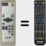 Replacement remote control for CXTC