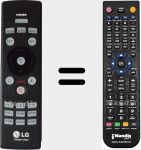 Replacement remote control for AKB36144904
