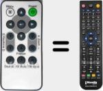 Replacement remote control for ES515 (DE5811116320)